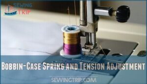 bobbin-case spring and tension adjustment