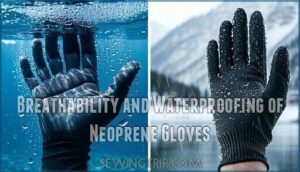 breathability and waterproofing of neoprene gloves