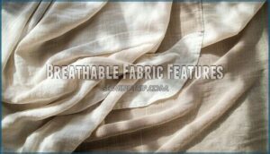 breathable fabric features