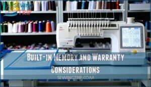 built-in memory and warranty considerations