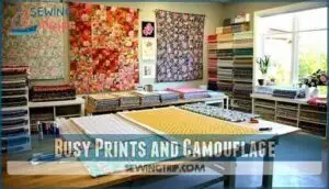 busy prints and camouflage