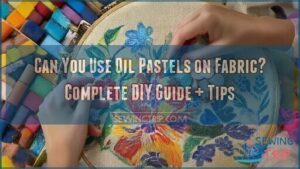 can you use oil pastels on fabric