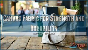 canvas fabric for strength and durability
