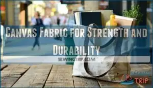 canvas fabric for strength and durability