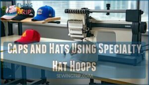 caps and hats using specialty hat hoops