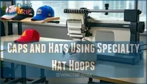 caps and hats using specialty hat hoops