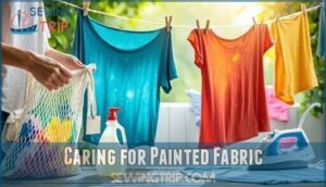 caring for painted fabric