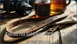 caring for repaired leather straps