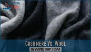 cashmere vs. wool