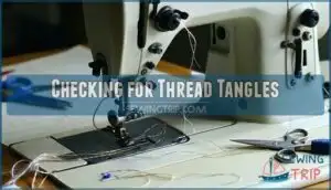 checking for thread tangles