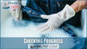 checking progress