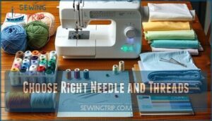 choose right needle and threads
