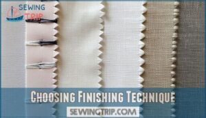 choosing finishing technique