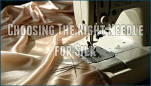 choosing the right needle for silk