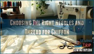 choosing the right needles and thread for chiffon