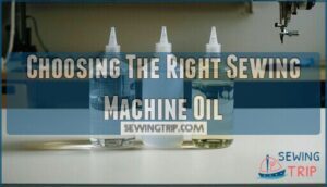 choosing the right sewing machine oil