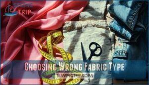 choosing wrong fabric type