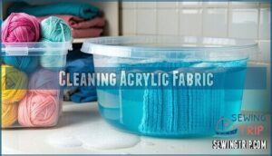 cleaning acrylic fabric