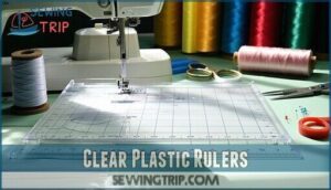 clear plastic rulers