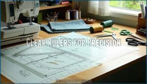 clear rulers for precision