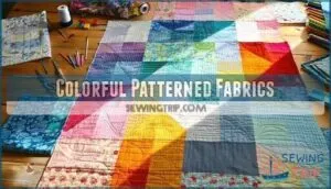 colorful patterned fabrics