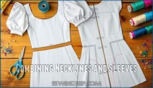 combining necklines and sleeves