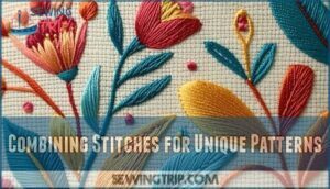 combining stitches for unique patterns