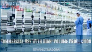 commercial use with high-volume production