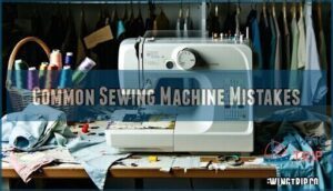 common sewing machine mistakes