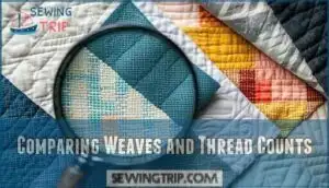 comparing weaves and thread counts