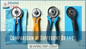 comparison of different brands