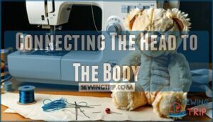 connecting the head to the body