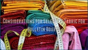 considerations for selecting fabric for bulletin boards