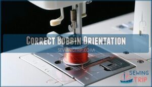 correct bobbin orientation