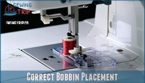 correct bobbin placement