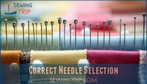 correct needle selection