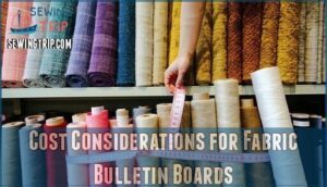 cost considerations for fabric bulletin boards