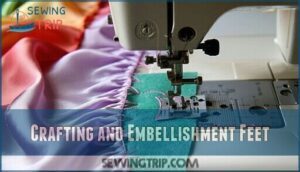 crafting and embellishment feet