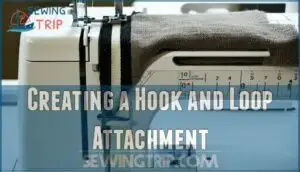 creating a hook and loop attachment