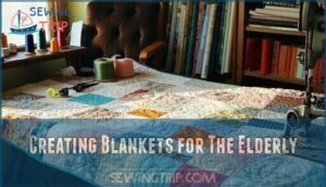 creating blankets for the elderly