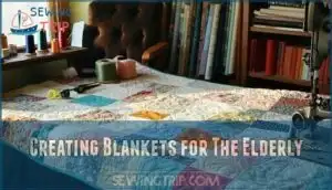 creating blankets for the elderly