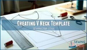 creating v neck template