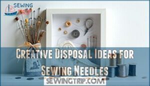 creative disposal ideas for sewing needles