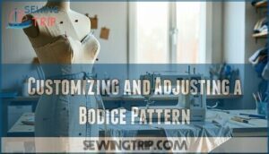 customizing and adjusting a bodice pattern