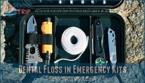dental floss in emergency kits