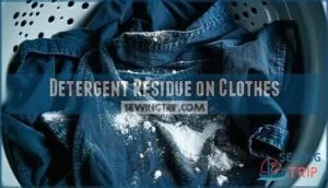 detergent residue on clothes
