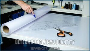 determining vinyl quantity