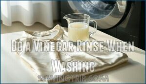 do a vinegar rinse when washing