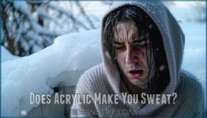 does acrylic make you sweat