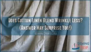 does cotton linen blend wrinkle less